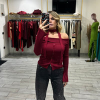 Maglioncino Tokyo Bordo