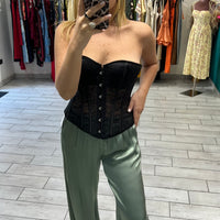 Pantalone Satin Verde