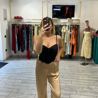 Pantalone Satin Oro