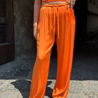 Pantalone Satin Arancio