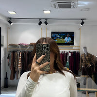 Maglia Carly a girocollo Bianca