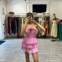 Mini Dress San Gallo Rosa