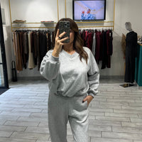 Coordinato Terry Grigio