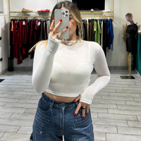 Maglia Crop Isa Bianca