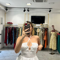 Mini Dress San Gallo Bianco