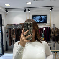 Maglia Carly a girocollo Bianca