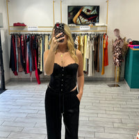 Pantalone Satin Nero