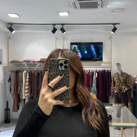 Maglia Carly a girocollo Nera