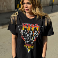 T-Shirt Rock Kiss Fire