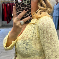 Maglia Sienna in filo Gialla