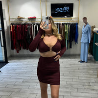 Dress Nami Bordo