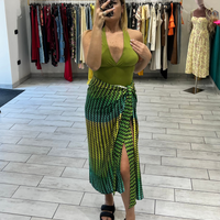 Gonna Pareo Verde/Giallo