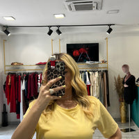 T-Shirt Alaia Gialla