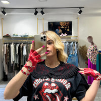 T-Shirt Rock Rolling Stones Mouth