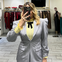 Giacca Shoulder Grigia