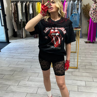 T-Shirt Rock Rolling Stones Mouth