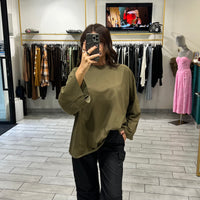 Maxi Shirt Itta Verde Militare