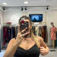 Dress Vientha Nero in pizzo San Gallo
