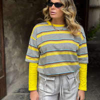 T-Shirt Favor con manica a polo