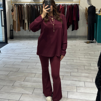 Leggings Double Bordo