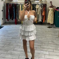 Mini Dress San Gallo Bianco