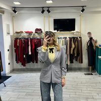 Giacca Shoulder Grigia