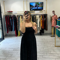 Dress Syl Nero in pizzo San Gallo
