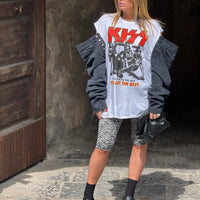 T-Shirt Rock Kiss Got Levi’s