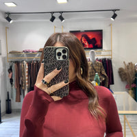 Maglia Manuela a collo alto Bordo