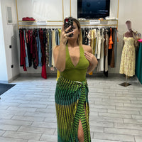 Gonna Pareo Verde/Giallo