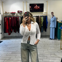 Maglia Sienna in filo Bianca