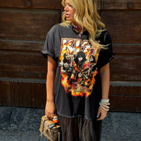 T-Shirt Rock Kiss End