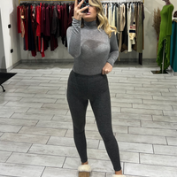 Leggings Pile Grigio Scuro