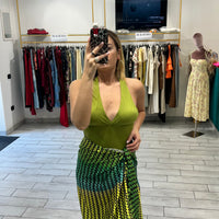 Gonna Pareo Verde/Giallo