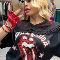 T-Shirt Rock Rolling Stones Mouth