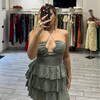 Mini Dress San Gallo Verde