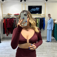 Dress Nami Bordo