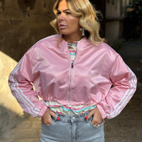 Giubbino Stripes Rosa