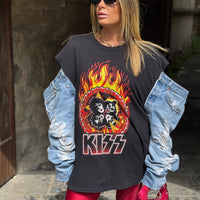 T-Shirt Rock Kiss Roll Levi’s