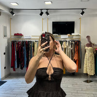 Mini Dress San Gallo Marrone