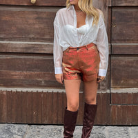 Pantaloncino Miami Rosso-Arancio/Oro