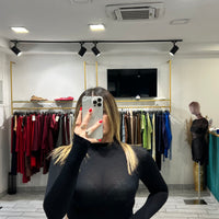 Maglia Crop Isa Nera