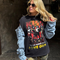 T-Shirt Rock Kiss Love Gun Levi’s