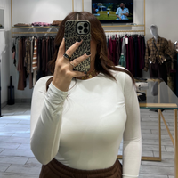 Maglia Carly a girocollo Bianca