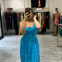 Dress Syl Turchese in pizzo San Gallo