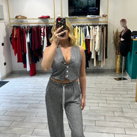Coordinato Nicole Grigio Bruciato