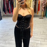 Pantalone Satin Nero