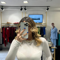 Maglia Shira Bianca a girocollo