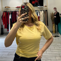 T-Shirt Alaia Gialla