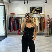 Pantalone Satin Nero